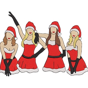 Christmas Embroidery Designs, Embroidery Designs Trendy, Embroidery Designs Christmas, Merry Fetchmas Mean Machine Embroidery Design Files