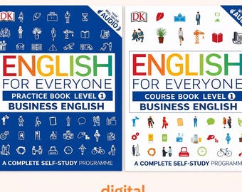 English for Everyone: Business English. Level 1| Beginner level| Course Book + Practice Book| Two e-books| Business vocabulary and grammar