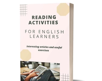 Reading activities for English learners| E-book in English| Read articles in English and learn vocabulary| Learn English| Reading worksheets