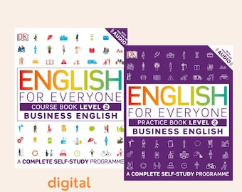 English for Everyone: Business English. Level 2| Intermediate| Course Book + Practice Book| Two e-books| Business vocabulary and grammar|