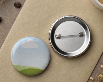 Button Pin Mockup Canva Mock Up for Sublimation Realistic Smart White Circle Pin Badge Lifestyle Mockups Template Round Button Pin PNG Canva