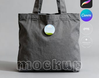 Button Pin Mockup Canva Mock Up for Sublimation Realistic Smart White Circle Pin Badge Lifestyle Mockups Template Round Button Pin PNG Canva