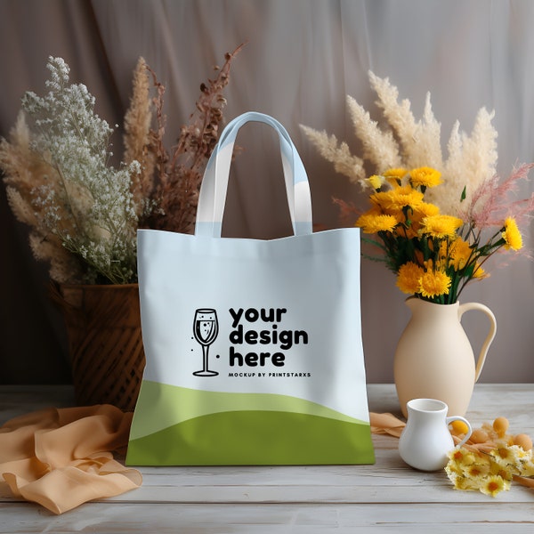 Tote Bag Canva Mockup Template, Mockup Totebag Editable Bag Color Canva Mockup, Canva Bag Mockup, Realistic Tote Bag Templates Drag-and-Drop
