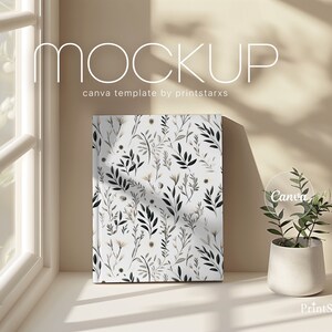KDP Book Mockup Canva Hardcover Notebook Nockups Books Mock Up eBook Cover Journal Mockup KDP Mockup for Book Seller and Publisher | 05 image 2