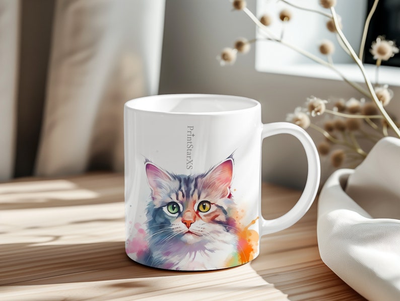 Canva mug mockup for POD sellers on Etsy, featuring an easy drop-and-drop feature for creating beautiful and custom mugs with cozy background.