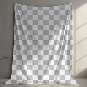 Decke Mockup PNG Mockups Wurfdecke Mockups Fleece Decke Mockup Transparentes PNG Overlay Design by PrintStarXS