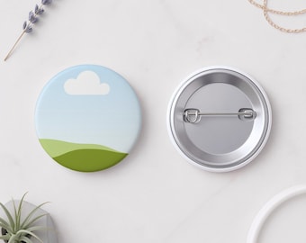 Button Pin Mockup Canva Mock Up for Sublimation Realistic Smart White Circle Pin Badge Lifestyle Mockups Template Round Button Pin PNG Canva