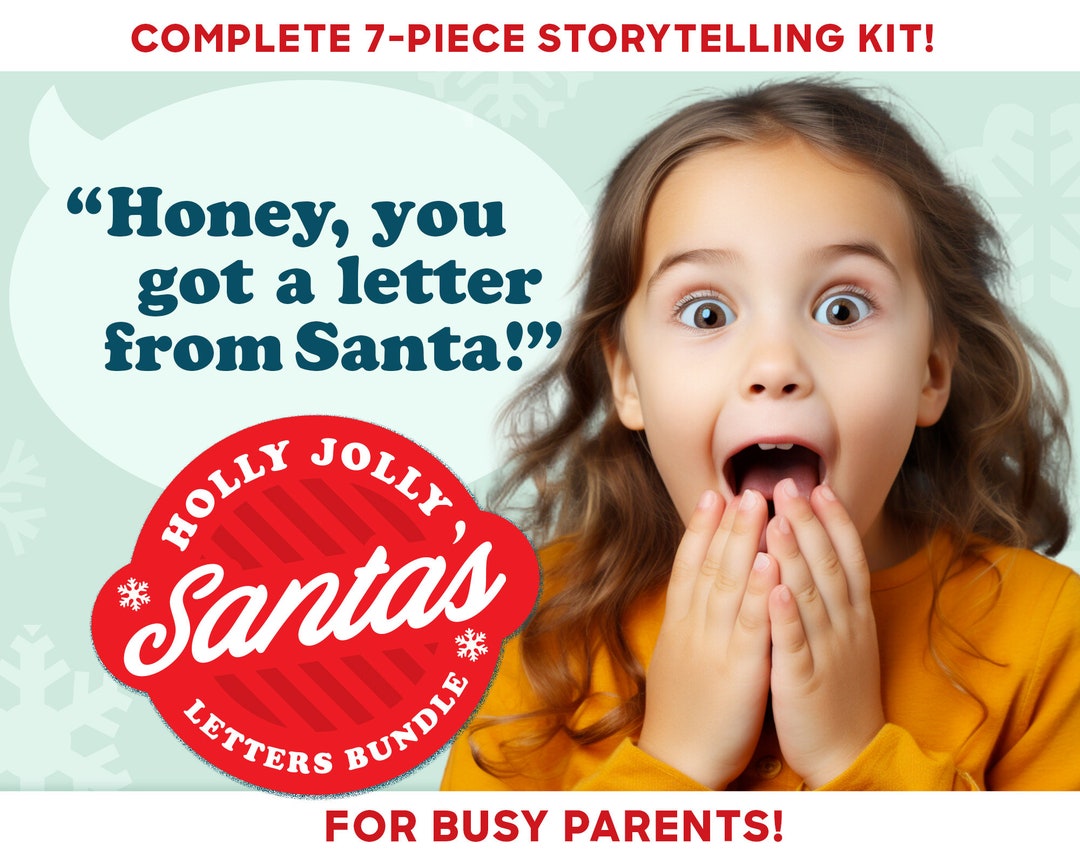 EDITABLE Letter From Santa Template Time Capsule Nice List Certificate