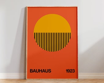 Bauhaus Printable Poster - Modern Home Wall Art Set - Mid Century Print Set - Gallery Wall Art - Bauhaus Exhibition Print - Digital Download