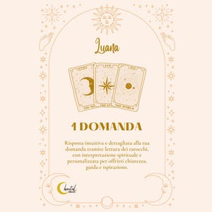 Scopri la Verità in 1 Domanda | Lettura Tarocchi Intuitiva PDF | Guida Spirituale Personalizzata