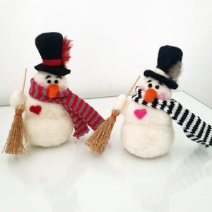 Snowman I Christmas decoration I Winter I Advent decoration I Winter decoration I Felt decoration