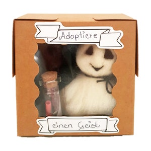 Ghost figure made of felt - adopt a ghost, ghost pendant, ghost decoration