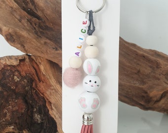 Keyring | Backpack pendant | Bag pendant | personalized | Keyring with name | Birthday gift