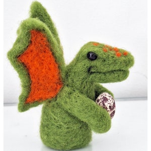 Finger puppet, dragon, fairy tale made of felt, fairy tale dragon, textile art, fairy tale figure, hand-felted, puppet theatre, finger puppets, puppet theatre