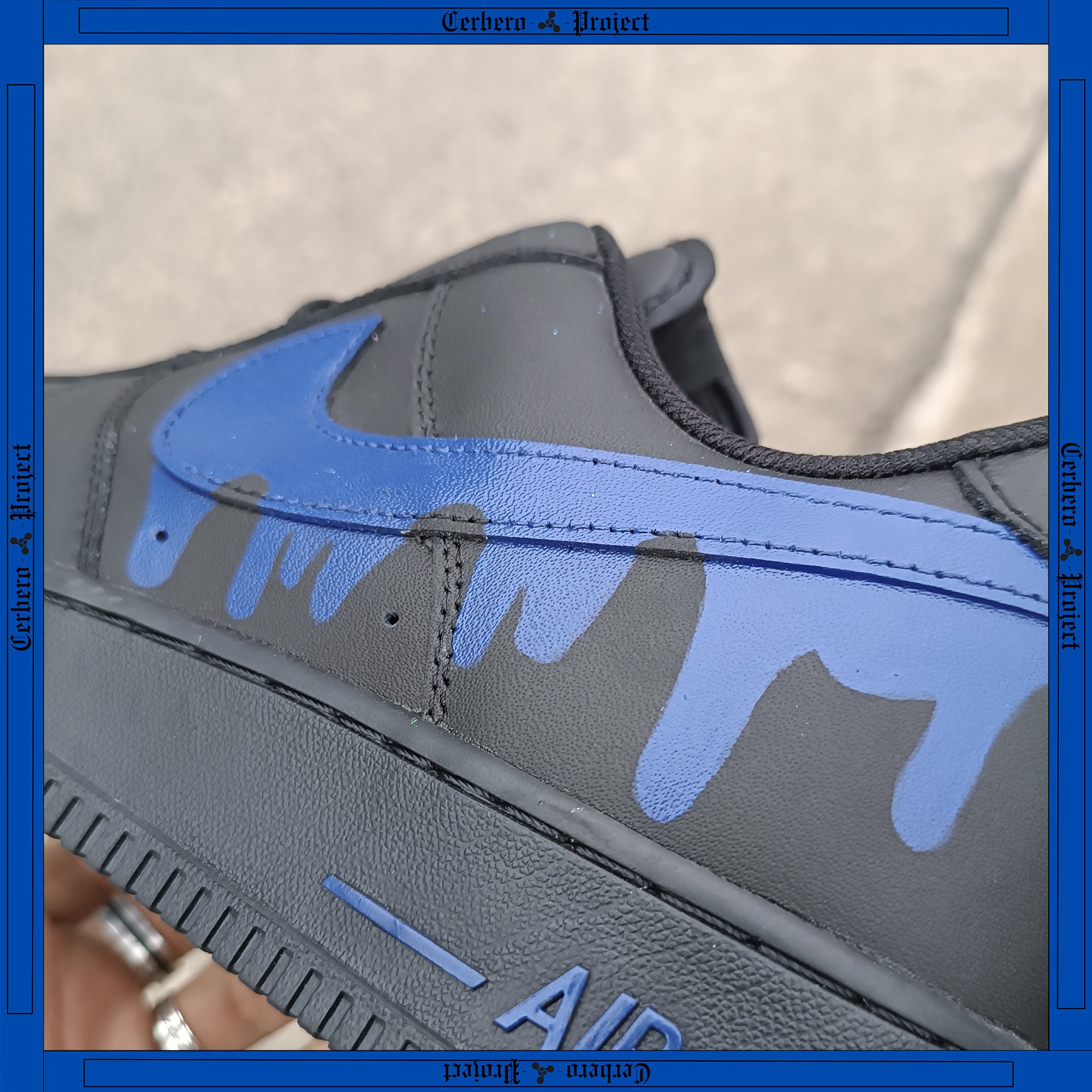 custom air force 1 water