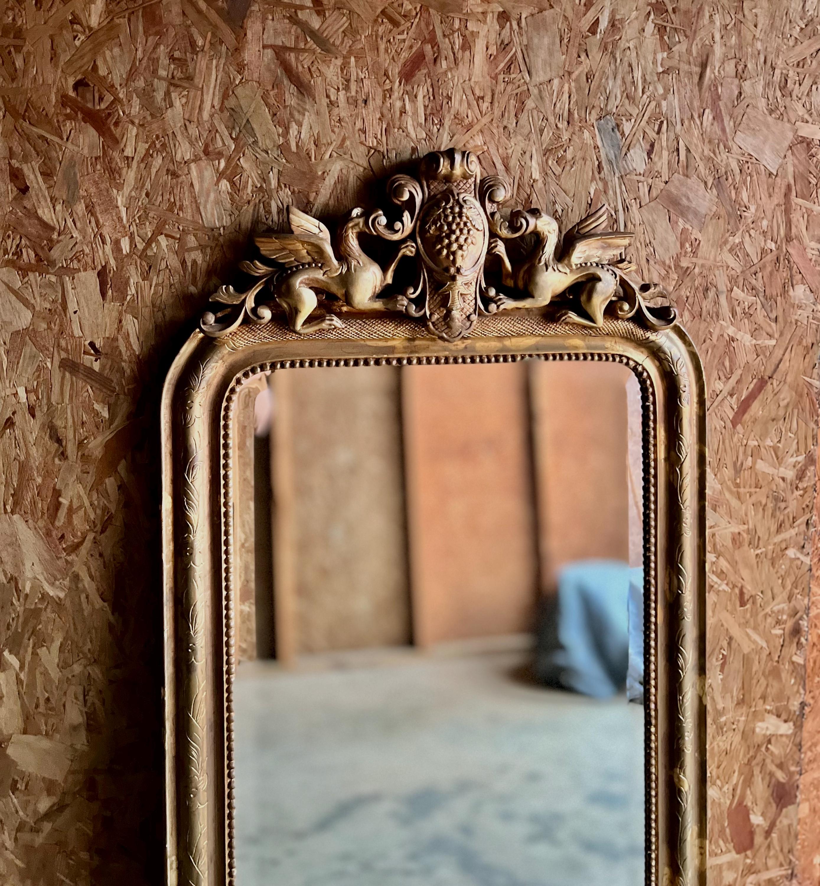 Louis Philippe Mirror - Etsy