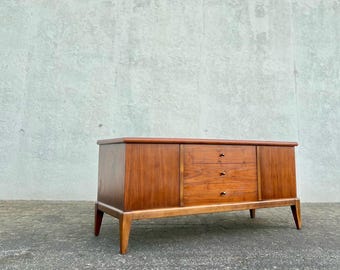 Mid Century Modern Lane Cedar Hope Chest - TV Stand