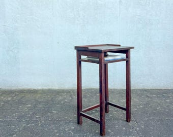 Antique Arts and Crafts Telephone Side Table