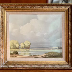 Origineel olieverfschilderij van Pierre Clausade, Franse Loire-vallei, olieverf op doek