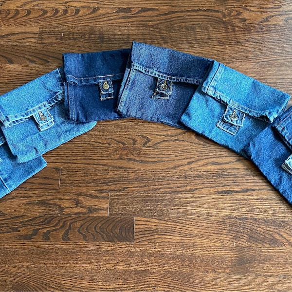 Denim Snack-Sack | Patchwork | Verschieden