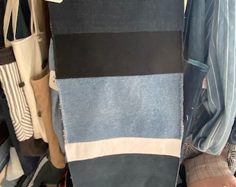 Patchwork in denim / Runner da tavola / Personalizzato