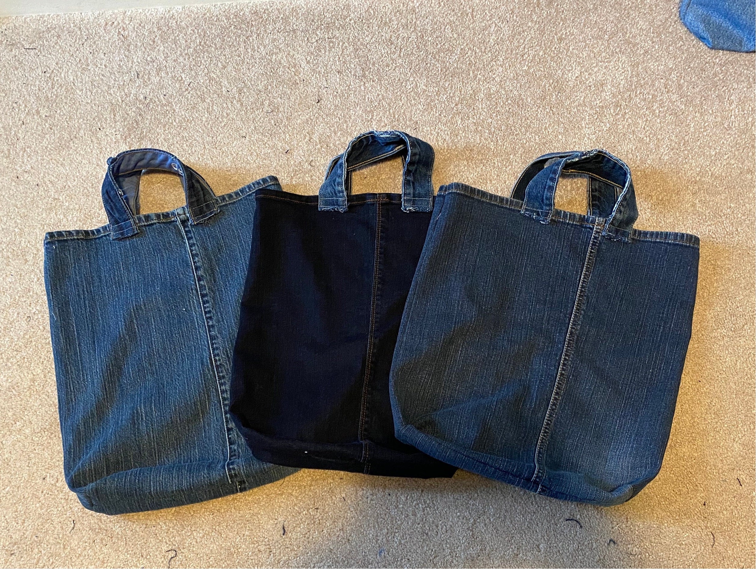 Denim Tote Bag | Patchwork | Sustainable Shopper | Various