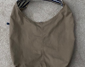 Preppy Boho Bag | Patchwork |  Khaki
