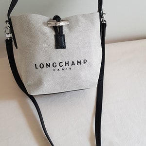 Longchamp Small Roseau Canvas Bucket Bag - Farfetch
