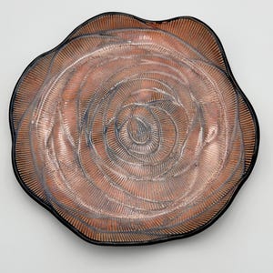 Handmade Ceramic Large (13”) Round Serving Platter