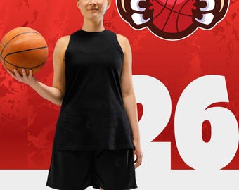 Seniorenbanner I Senioren basketbal in de schijnwerpers | Bewerkbare canvassjabloon | Aangepast sporterprofiel voor seniorenavond