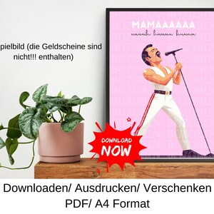 Moederdag cadeau posterkaart om af te drukken voor mama PDF A4, Last Minute Cadeau, Direct Downloaden
