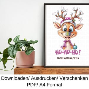 Cash gift Christmas voucher, gift idea for Christmas, last minute, DIY template, PDF, download
