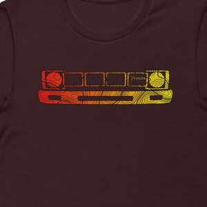 Toyota Hilux Trekker Topo Tee - Topograpy, Off-road, Toyota, Wheeling, Unisex