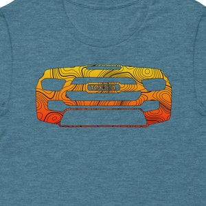 Toyota Tacoma Topo Tee - 3rd Gen, Topography, Off-road, Toyota, Wheeling, Taco, Unisex