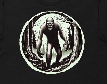 Squatch Tee - Sasquatch, Bigfoot, Skunk Ape, Yeti, Cryptid, legende, mythe, folklore, Unisex