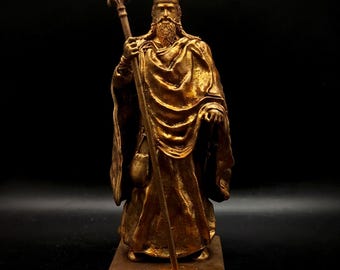 Clodoveo 1° Re dei Franchi - statuetta - 12cm - colore bronzo