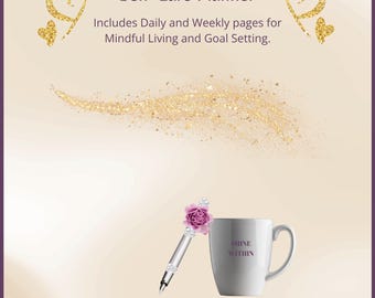 Mental Health Planner Printable, Anxiety | Self Care Journal, Daily Mood & Wellness Tracker