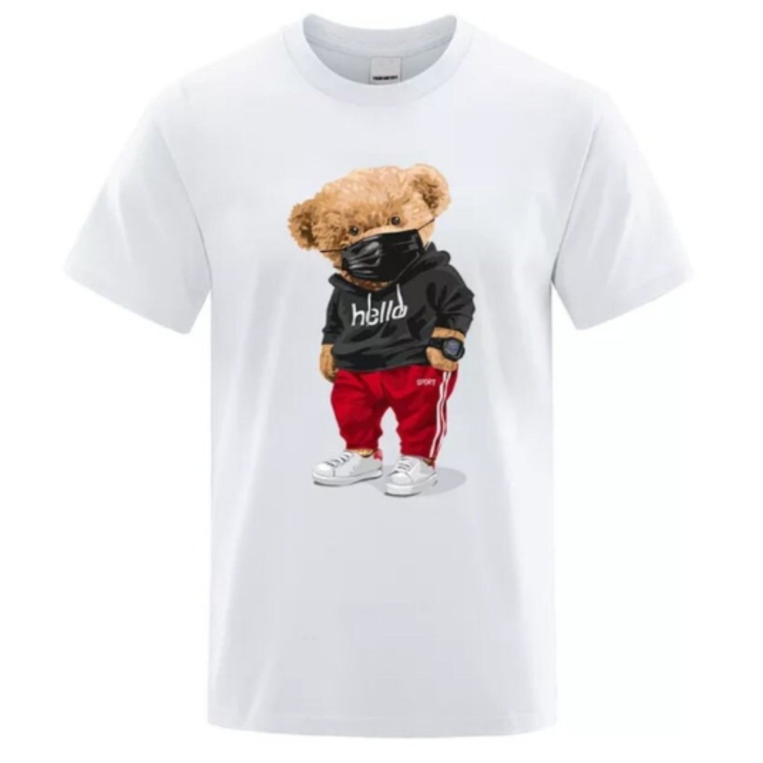 Teddy Bear Design for Men's Summer T-shirt / Adult Animal - Etsy
