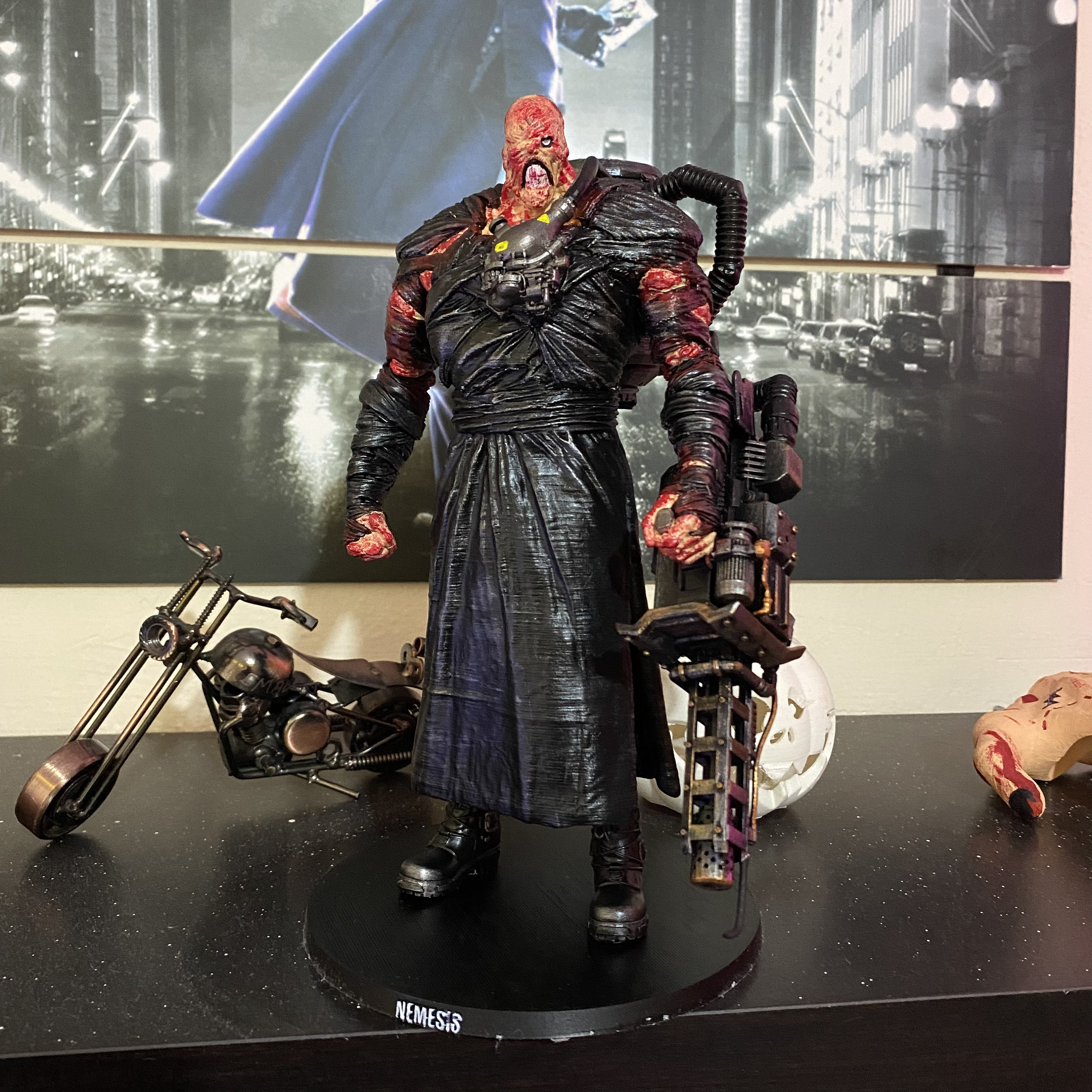 Nemesis 3d Printed Figure T-type Resident Evil 