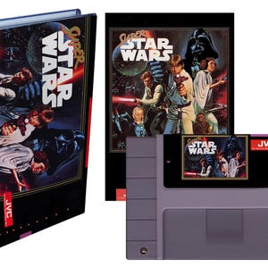 Super Star Wars – SNES-Compatible Cartridge with Case & Manual (Reissued Edition)