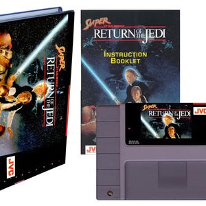 Super Star Wars: Return of the Jedi – SNES-Compatible Cartridge with Case & Manual (Reissued Edition)
