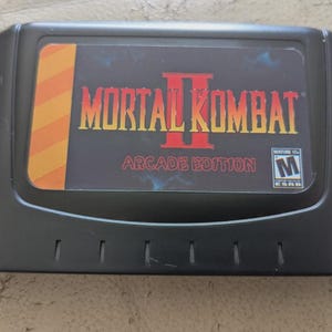 Mortal Kombat II – Arcade Edition v1.5b (32X Compatible) (32X Shell) - Homebrew Video Game Cartridge