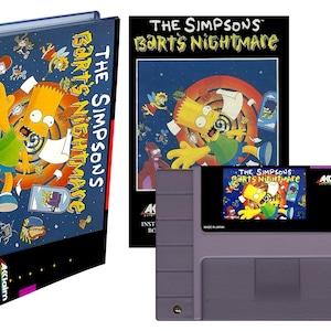 Bart’s Nightmare – SNES-Kompatibles Modul mit Tasche & Anleitung | Neu aufgelegte Auflage