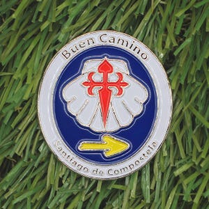Buen Camino | Santiago de Compostela | Pilgrim | Hiking | Enamel Pin | Gadget | Walking | Hiking | Backpack | Hiking Pin