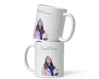 Mädchen-Kaffeebecher | Ich rieche Schnee