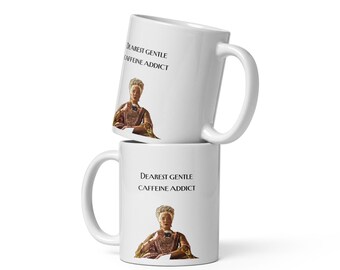 Funny Bridgerton Mug | Dearest Gentle Reader Gift | Regency Era Coffee Mug | Book Lover Gift | Tea Lover Mug