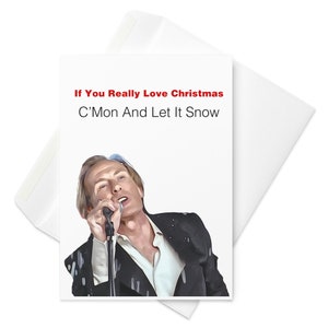 Eigentlich Liebe Weihnachtskarte | Rom Com | Weihnachtslied | Geschenk für Bestie | Geschenke unter 15 | Romantische Komödie | Weihnachten.Movie | Filmzitat