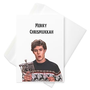 Tarjeta navideña de The O.C. / Chrismukkah / Tarjeta festiva / Seth Cohen / Adam Brody / Merchandising de The O.C. / Bienvenidos a The O.C. Bitch / Verano / California