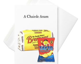 Funny Irish Wedding Card | Tayto Inspired Card | A Chara Anam Gift | Irish Engagement Card