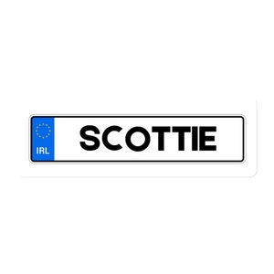 Personalized Irish Car Registration Magnet | Car Registration | Custom Number Plate | Registration Plate | Custom Reg Plate | Personalised